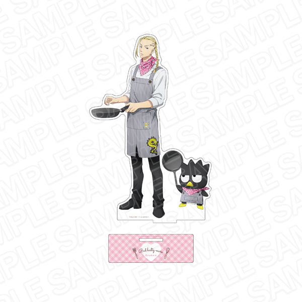 "Tokyo Revengers" Sanrio Characters Large Acrylic Stand: Ken Ryuguji & Bad Batsumaru (Cooking Ver.)
