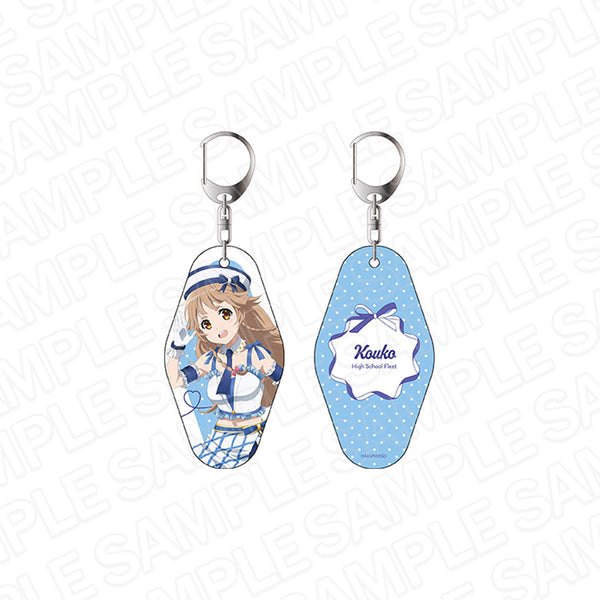 『劇場版 ハイスクール・フリート』両面ルームキーホルダー 納沙 幸子 アイドル ver.
