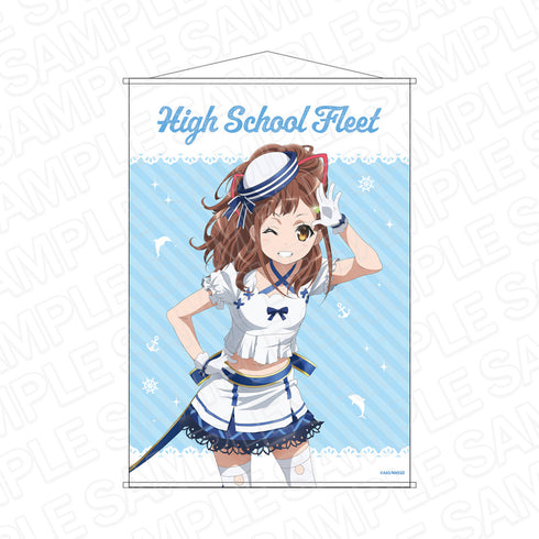 『劇場版 ハイスクール・フリート』B2タペストリー 西崎 芽依 アイドル ver.
