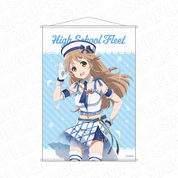 『劇場版 ハイスクール・フリート』B2タペストリー 納沙 幸子 アイドル ver.