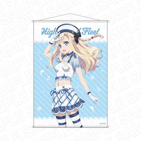 『劇場版 ハイスクール・フリート』B2タペストリー ヴィルヘルミーナ アイドル ver.