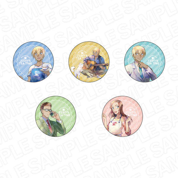 『名探偵コナン ゼロの日常(ティータイム)』カンバッジ(ブラインド) PALE TONE series セット