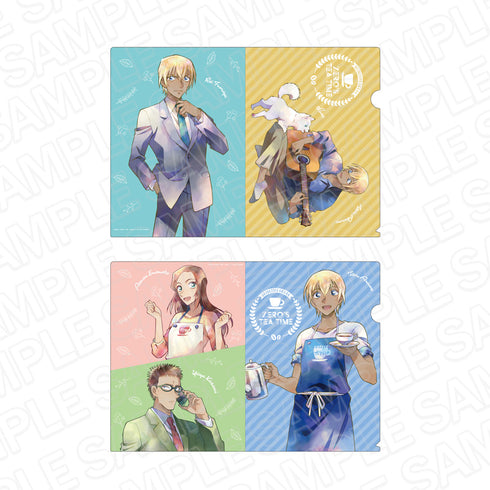 『名探偵コナン ゼロの日常(ティータイム)』 クリアファイルセット PALE TONE series