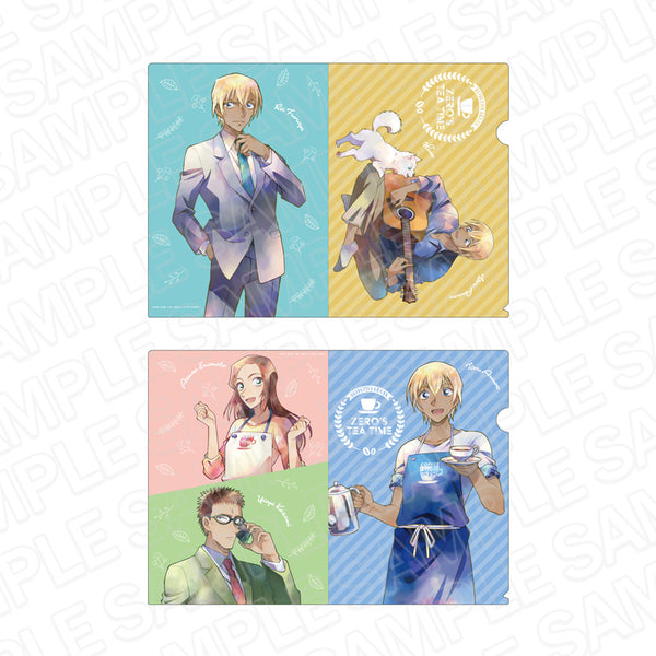 『名探偵コナン ゼロの日常(ティータイム)』 クリアファイルセット PALE TONE series