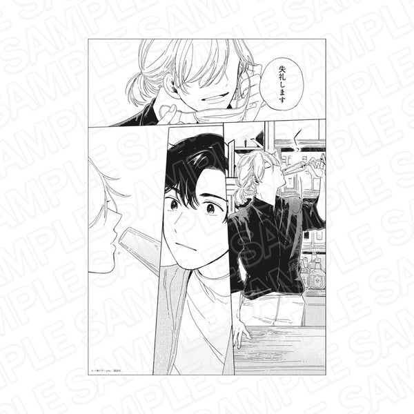 『ハニーミルク展』モノクロ複製原画 ブルーモーメント