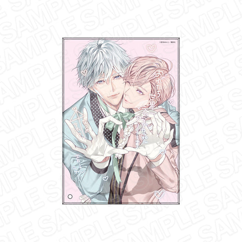 『ハニーミルク展』ミニアクリルアート 一生イタい恋をしたいよ