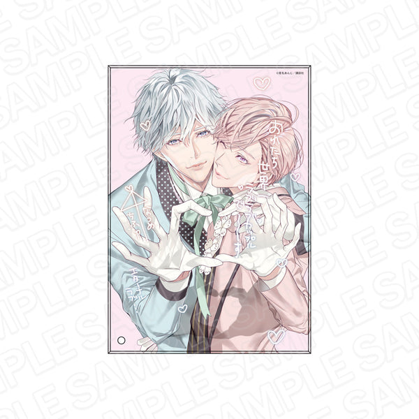 『ハニーミルク展』ミニアクリルアート 一生イタい恋をしたいよ