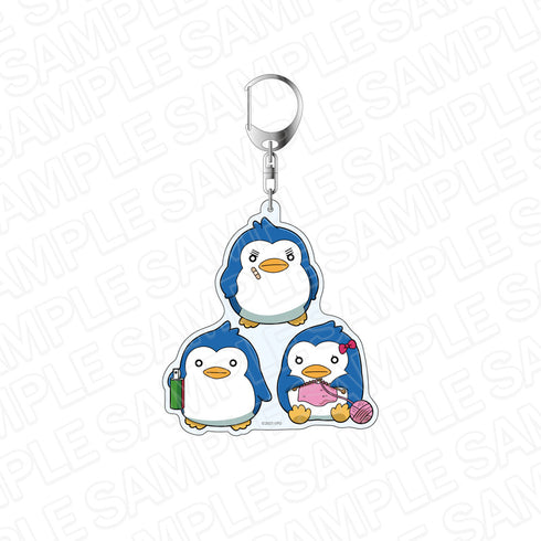 『輪るピングドラム』デカキーホルダー ペンギン1号&ペンギン2号&ペンギン3号 デフォルメ ver.
