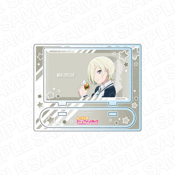 『ラブライブ!虹ヶ咲学園スクールアイドル同好会』アクリルスタンド ミア・テイラー Colorful Dreams! Colorful Smiles! ver