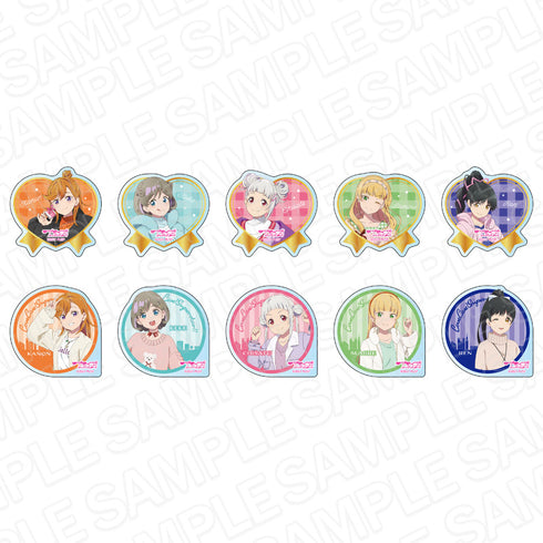 『ラブライブ!スーパースター!!』アクリルバッジ お出かけ&プレゼント ver BOX