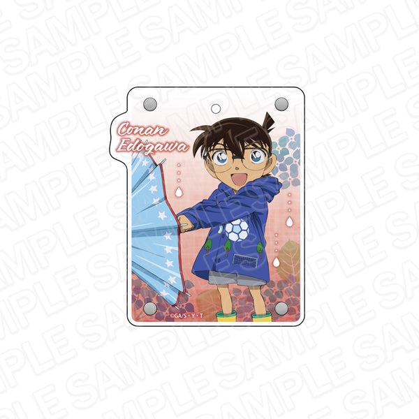 『名探偵コナン』アクリルダイカットパスケース 江戸川コナン 雨上がり ver.