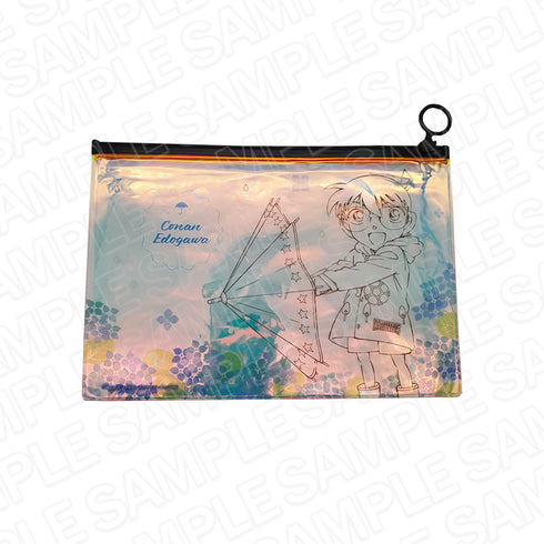 『名探偵コナン』オーロラポーチ 江戸川コナン 雨上がり ver.