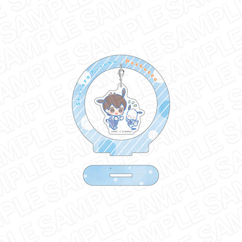 『映画 バクテン!!』ふらふらアクリルスタンド 双葉 翔太郎×ポチャッコ サンリオキャラクターズコラボ ver.