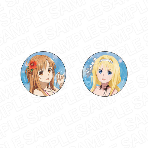 『ソードアート・オンライン』カンバッジセット アスナ&アリス B 10th Anniversary ver.