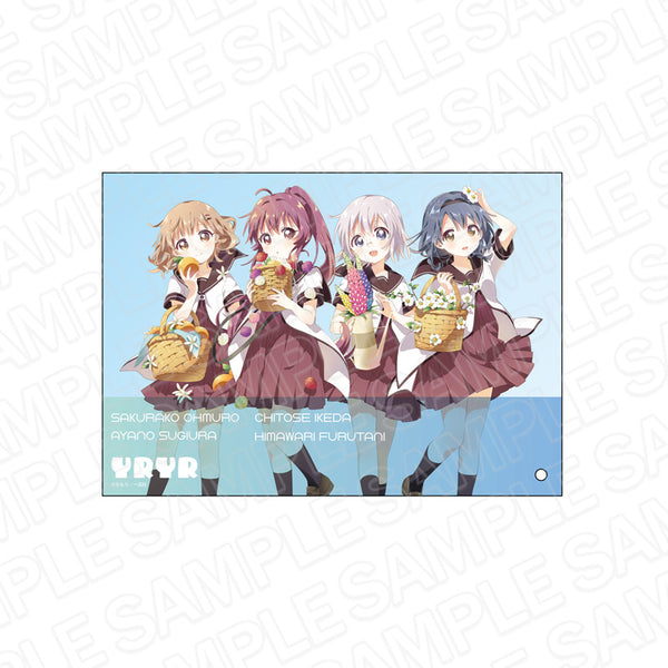 『ゆるゆり』ミニアクリルアート 生徒会 flower ver.