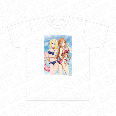 『ソードアート・オンライン』Tシャツ アスナ&アリス 水着 ver.