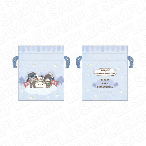 『NARUTO×サンリオキャラクターズ』巾着 霧隠れ×シナモロール