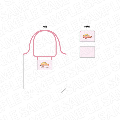 『NARUTO×サンリオキャラクターズ』エコバッグ 木ノ葉女子×ぼんぼんりぼん・ウサハナ・マロンクリーム