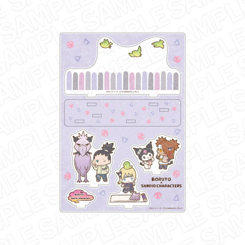 『BORUTO×サンリオキャラクターズ』アクリルジオラマ 猪鹿蝶×クロミ
