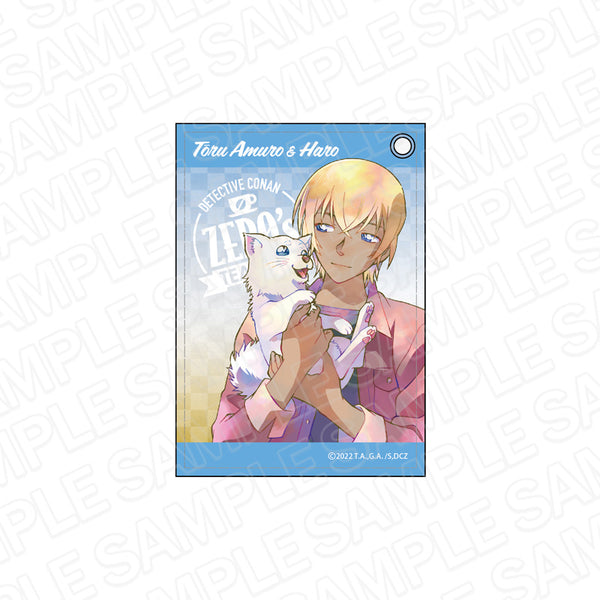 『名探偵コナン ゼロの日常』合皮パスケース PALE TONE series 安室透&ハロ B vol.2