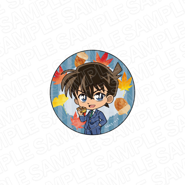 『名探偵コナン』ホログラムカンバッジ 工藤新一 デフォルメ秋 ver.