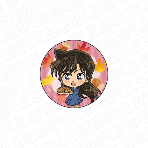 『名探偵コナン』ホログラムカンバッジ 毛利蘭 デフォルメ秋 ver.