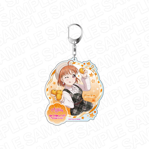 『ラブライブ!スクールアイドルフェスティバル ALL STARS』デカキーホルダー 高海千歌 X'masはゴージャスに ver