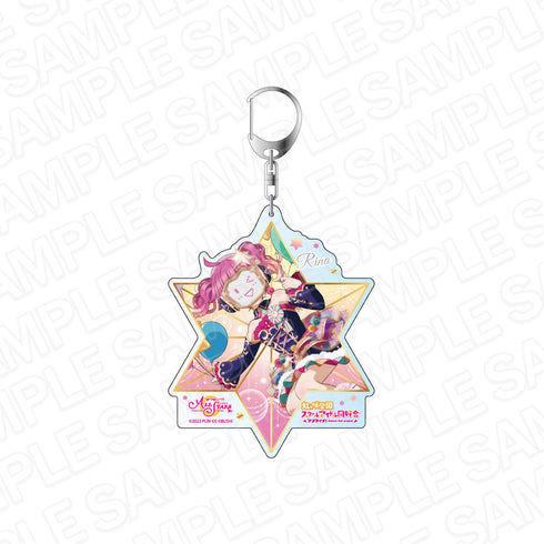 『ラブライブ!スクールアイドルフェスティバル ALL STARS』デカキーホルダー 天王寺璃奈 ルミナス♡ナイト ver