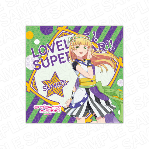 『ラブライブ!スーパースター!!』マイクロファイバー 平安名すみれ Chance Day,Chance Way! ver