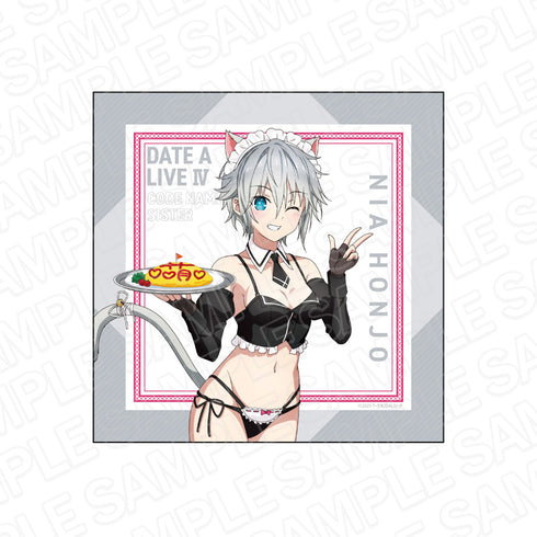 『デート・ア・ライブIV』マイクロファイバー 本条二亜 ネコミミ水着メイド ver.