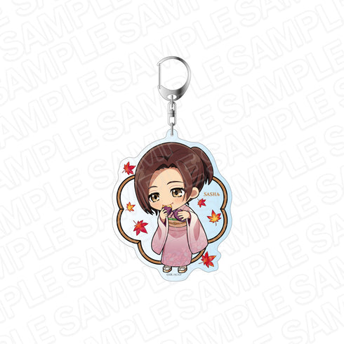 "Attack on Titan: The Final Season" Large Keychain - Sasha - Traditional Japanese Attire Ver.