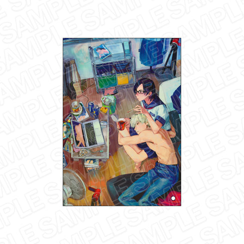 『OPERA展』ミニアクリルアート 先輩は女子校生♂