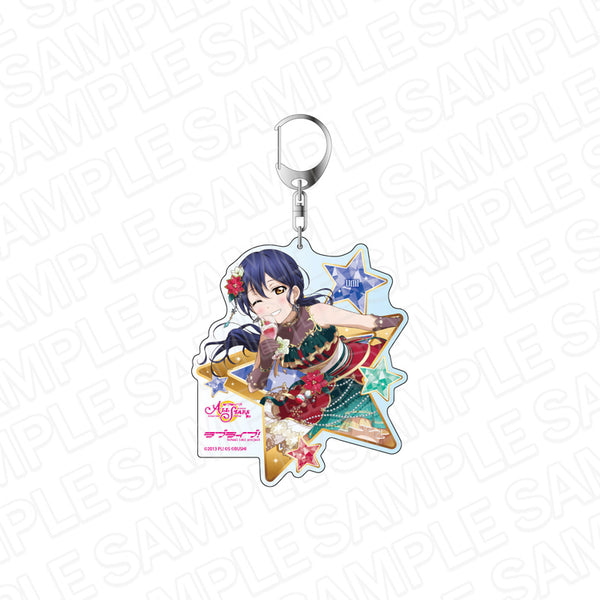 『ラブライブ!スクールアイドルフェスティバル ALL STARS』デカキーホルダー 園田海未 Luxury Christmas ver