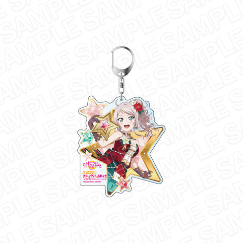 『ラブライブ!スクールアイドルフェスティバル ALL STARS』デカキーホルダー 鐘 嵐珠 Luxury Christmas ver