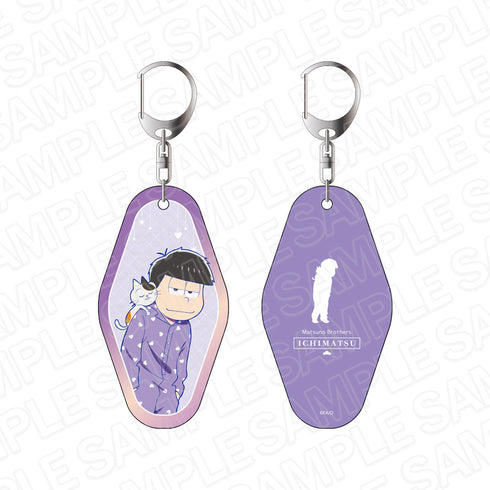 『おそ松さん』両面ルームキーホルダー 一松 パジャマ ver.