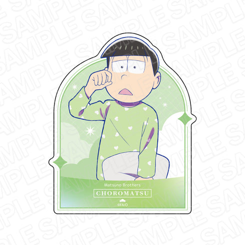 『おそ松さん』ダイカットステッカー チョロ松 パジャマ ver.