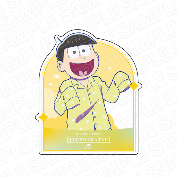 『おそ松さん』ダイカットステッカー 十四松 パジャマ ver.