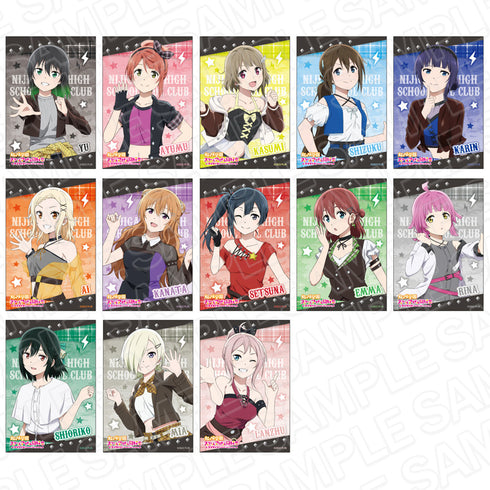 『ラブライブ!虹ヶ咲学園スクールアイドル同好会』スクエアカンバッジ ロックファッション ver BOX