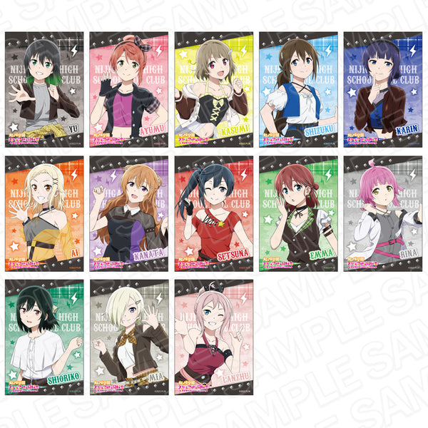 『ラブライブ!虹ヶ咲学園スクールアイドル同好会』スクエアカンバッジ ロックファッション ver BOX