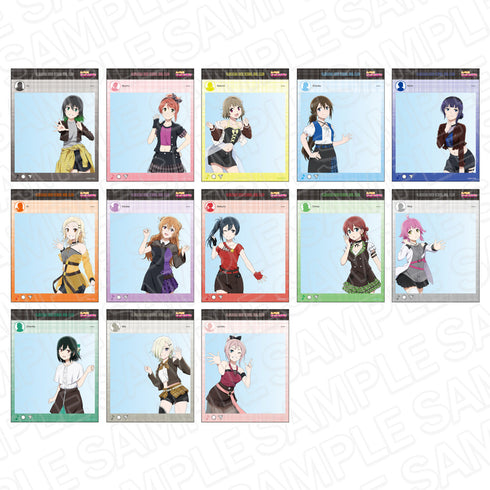 『ラブライブ!虹ヶ咲学園スクールアイドル同好会』SNS風クリアスナップ ロックファッション ver セット