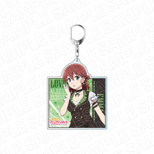 『ラブライブ!虹ヶ咲学園スクールアイドル同好会』デカキーホルダー エマ・ヴェルデ ロックファッション ver