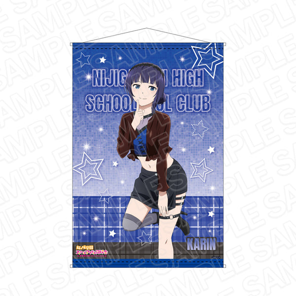 『ラブライブ!虹ヶ咲学園スクールアイドル同好会』B2タペストリー 朝香果林 ロックファッション ver