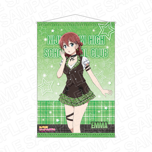 『ラブライブ!虹ヶ咲学園スクールアイドル同好会』B2タペストリー エマ・ヴェルデ ロックファッション ver
