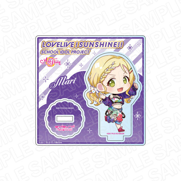 『ラブライブ!スクールアイドルフェスティバル ALL STARS』ミニアクリルスタンド 小原鞠莉 カラフルスプラッシュ デフォルメ ver