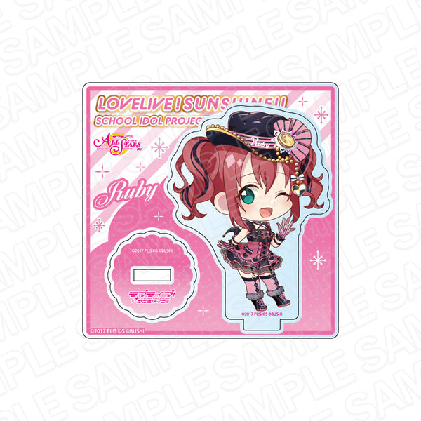 『ラブライブ!スクールアイドルフェスティバル ALL STARS』ミニアクリルスタンド 黒澤ルビィ 小悪魔の誘惑 デフォルメ ver