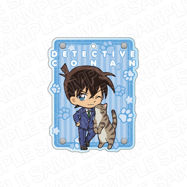 『名探偵コナン』アクリルダイカットパスケース 工藤新一 デフォルメねこ ver.2