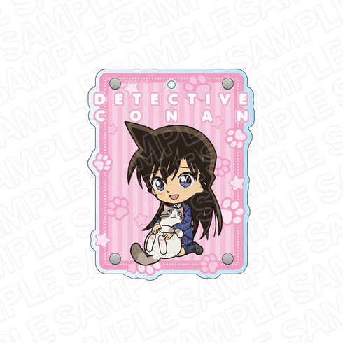 『名探偵コナン』アクリルダイカットパスケース 毛利蘭 デフォルメねこ ver.2