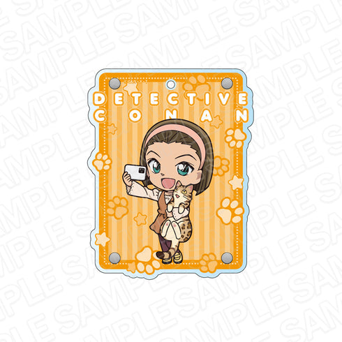 『名探偵コナン』アクリルダイカットパスケース 鈴木園子 デフォルメねこ ver.2