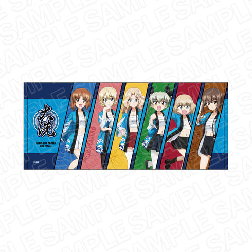『ガールズ&パンツァー 最終章』フェイスタオル お祭り ver.