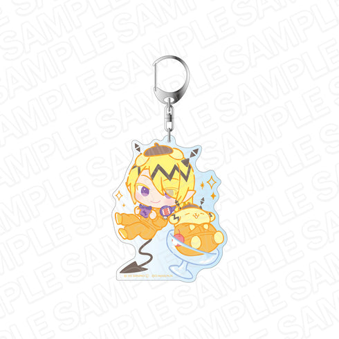『魔入りました!入間くん×サンリオキャラクターズ』デカキーホルダー シャックス・リード×ポムポムプリン